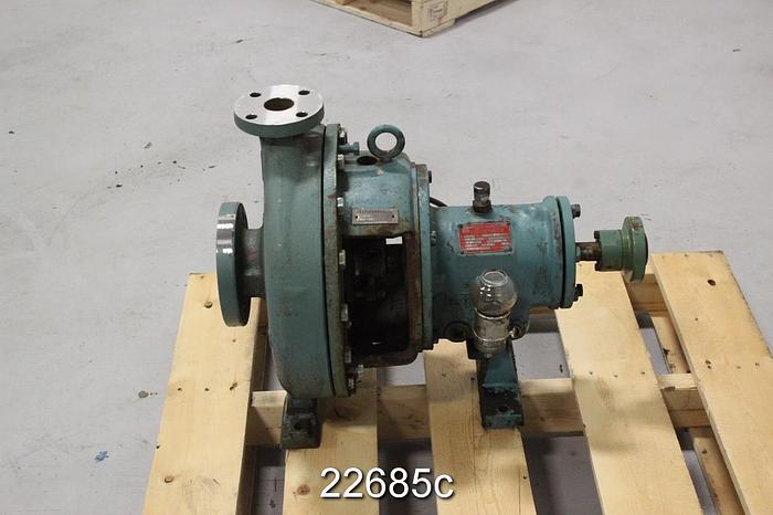 Used Goulds 3196 1.5x3x13 Pump, 5 Vane Impeller #22685