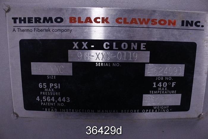 Used Black Clawson XX-Clone Low Density Cleaner, Size 56-XXC #36429