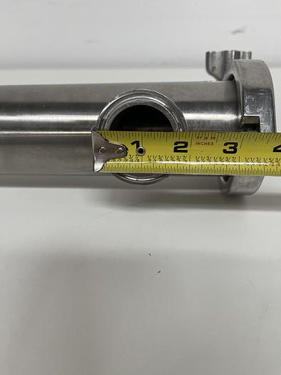 Used Stainless Steel 2.5" Sanitary x 20.5" Filter Housing Column