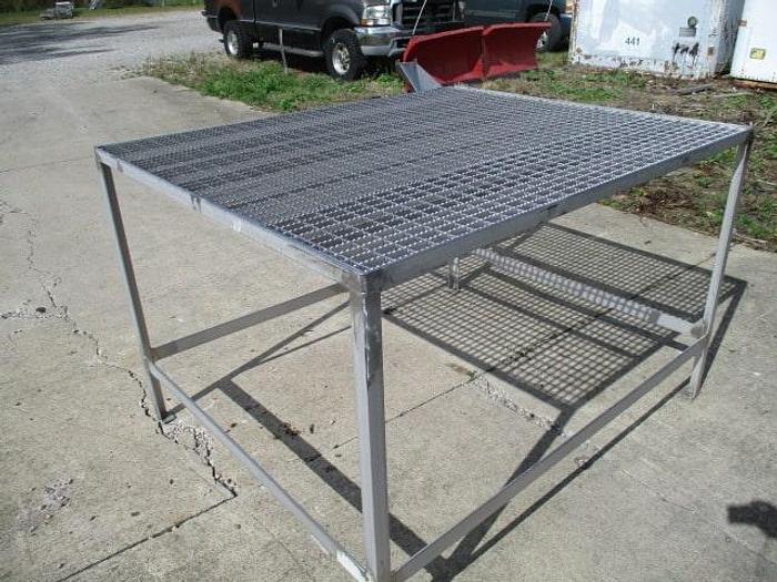 Used Work Platform; 4'x5', No Stairs