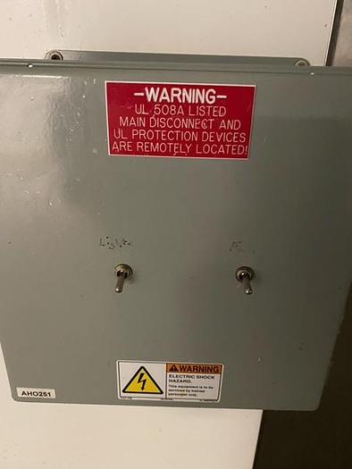 Used EXHAUST HOOD NFPA #96 STAINLESS STEEL, ROOF FAN, FIRE EXTINGUISHING SYSTEM 856C