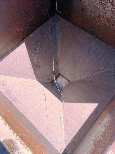 Used Bin, 40 CF, C/st, 48" x 48" x 30", Dry storage Tote #S743944