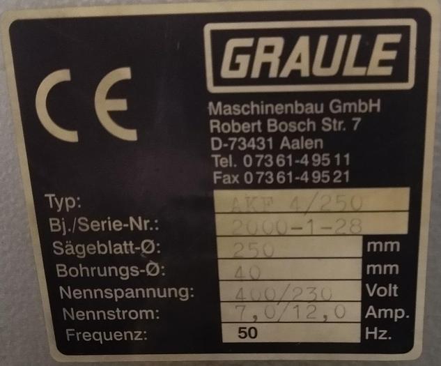 Gebraucht Ausklinkfräse AKF 4/250