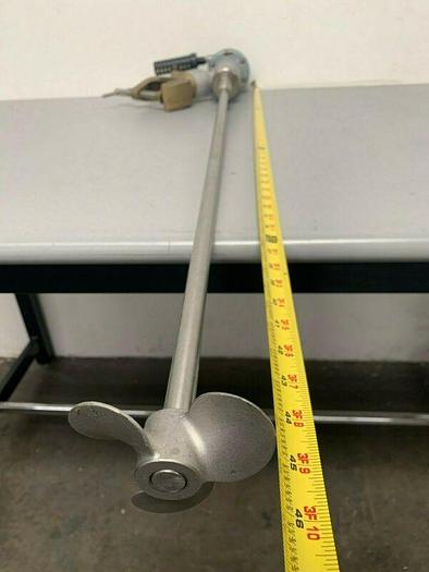 Used Midwest Mixing N-13 Air Driven Mixer w/ 36" Mixing Rod+Propeller