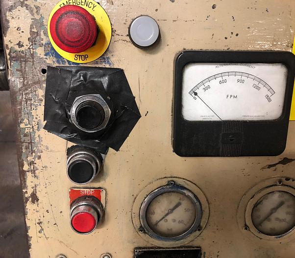 Used 24" STANFORD 142HD DOCTOR MACHINE 36" ROLL DIAMETER 1,500 FPM