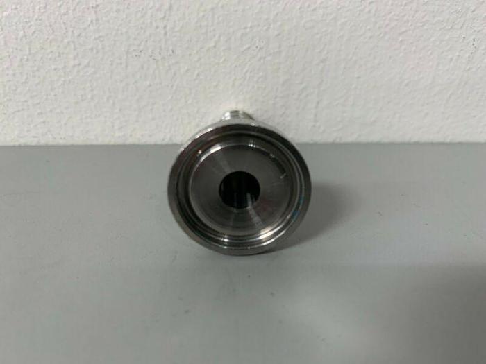Used Stainless Steel Sanitary 3/8" Hose Fitting To 1/2" Sanitary Fitting