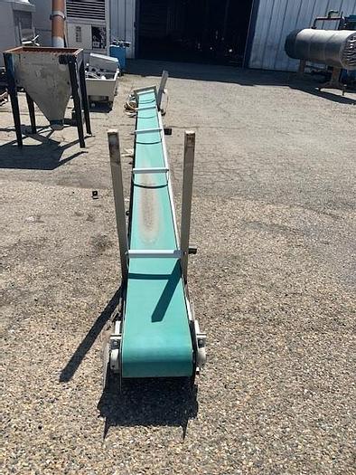 Used 22.5 ' Long x 12" Wide Flat Belt Conveyor