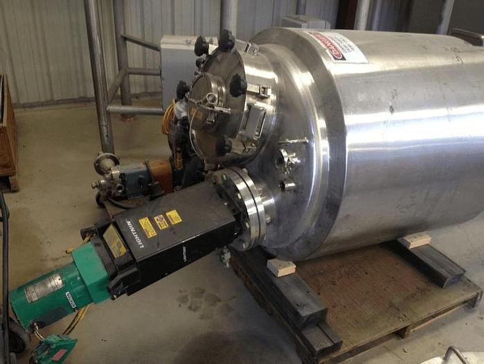 Used 125 GALLON (500 LITER) FELDMEIER REACTOR – SANITARY S/S (#7963)
