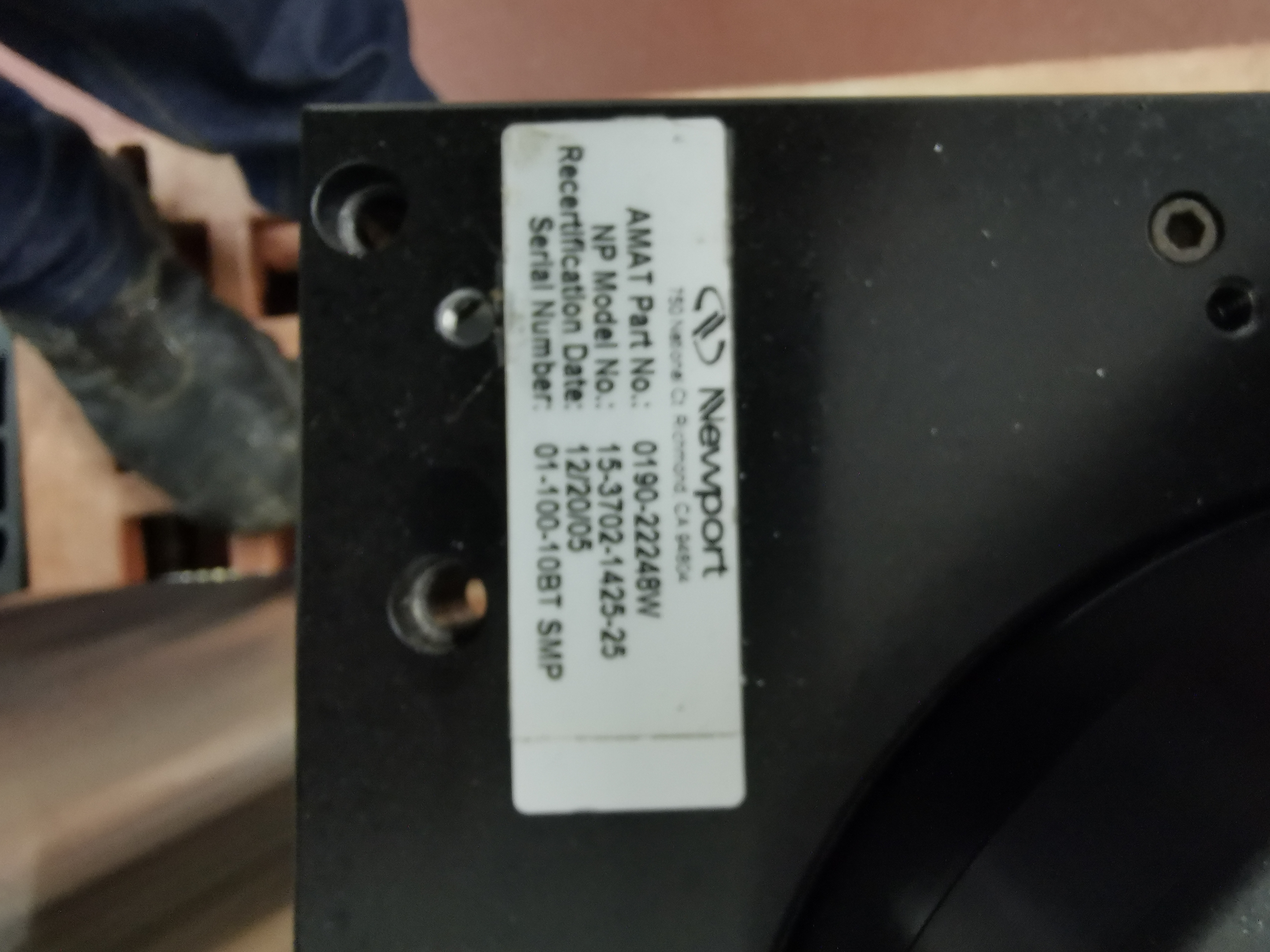 Used AMAT 0190-22248W