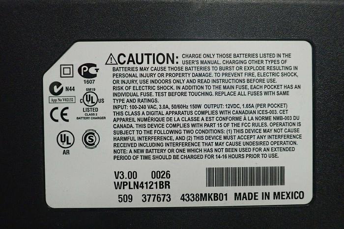 Used Motorola Impress WPLN4121BR 6 Slot Multi-Unit Adaptive Bank Charger
