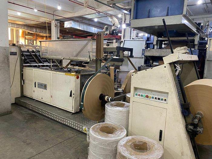Used 2003 CURIONI SUN MASTER 541 (SERVO) Paper bag making machine with twisted handles unit