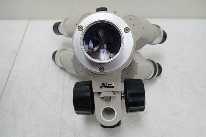 Used Nikon SMZ-10 Stereoscopic Microscope w/ Stand, Nikon S10x & Wild Heerbrugg 10x