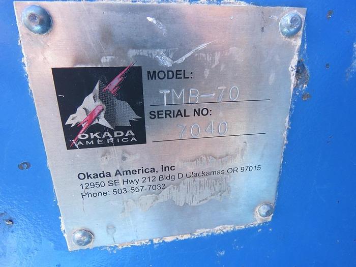 Used 2018 Okada America TMB70 Trommel, Shading Bucket