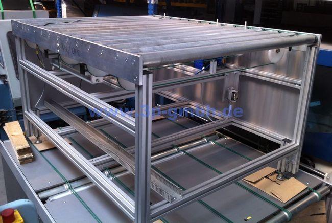 Used Beil Technografica printing plate line intermediate table 2010