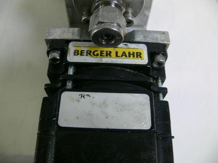 Used Berger Lahr VRDM 564/50 LNC Motor w/ Sensor & Linear Motion Press Assembly
