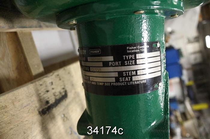 Used Fisher ED 1.5" Steam Valve #34174