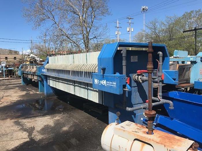 Used 75 CU. FT. JWI FILTER PRESS - 1200 MM