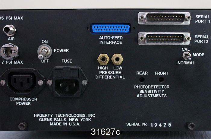 Used Hagerty Tech Model 1 Air Permeability Tester #31627
