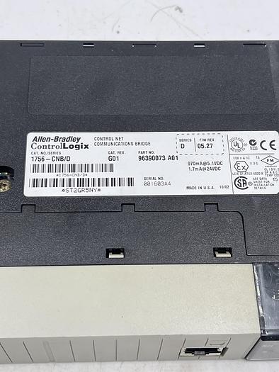 Used Allen-Bradley 1756-CNB/D G01