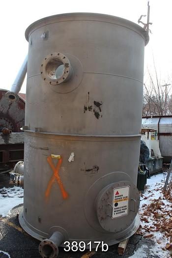 Used Stainless Steel Tank, 11' Tall, 7' Diameter #38917