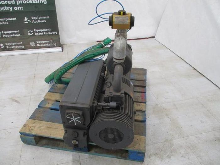Used Busch R5 Oil-Lubricated Rotary Vane Vacuum Pump; Md# RA0250D