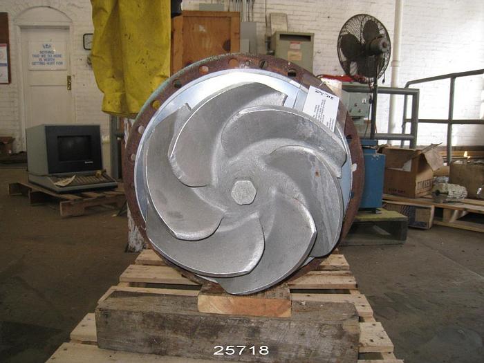 Unused Goulds 3196 3196XLT-X Power End 8x10x15, 14" Impeller, (Stuffing Box Unused) #25718