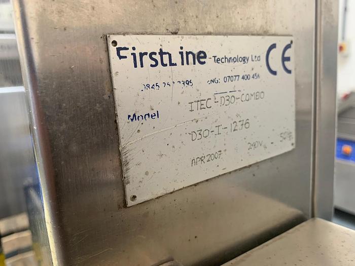 Used 2007 ITEC / Fortress Phantom ITEC-D30-COMBO metal detector checkweigher
