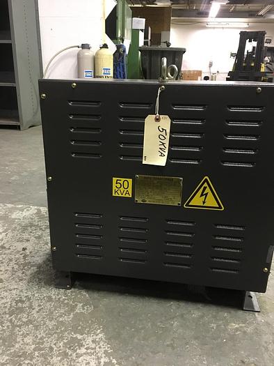 Used 50 Kva Multi-tap Hirao Denki Co. Transformer