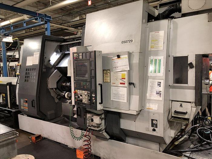 2005 Mori Seiki ZT2500Y 4-AXIS TWIN SPINDLE TWIN TURRET CNC LATHE W/ LIVE MILLING