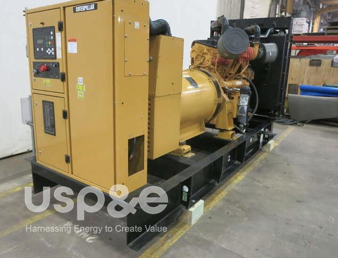 Used 0.60 MW Used 2007 Caterpillar C18 Diesel Generator Set