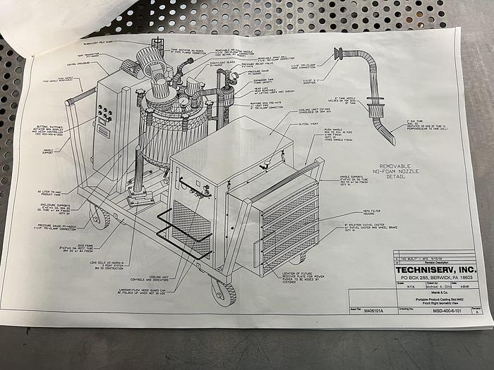 Used Mueller  90 Liter Stainless Steel  Jacketed Mixing Tank w/ Chiller, Controller