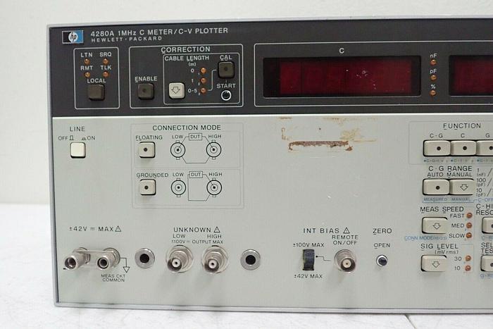 Used HP Hewlett Packard 4280A 1MHz C Meter / C-V Plotter