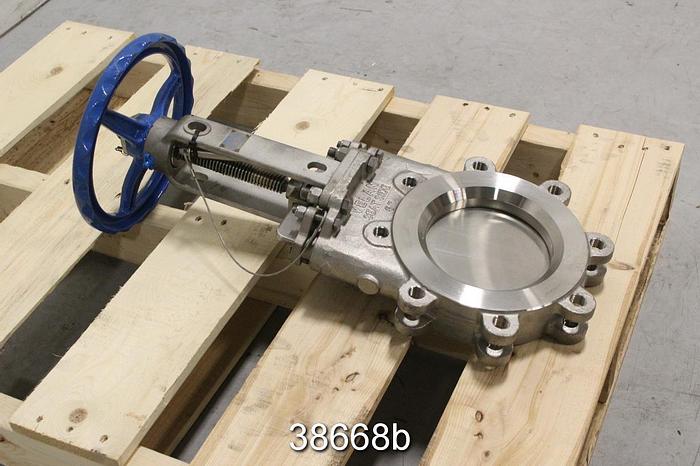 Unused Velan 6" Hand Operated Knife Gate Valve, L14-0310C-13ST-W320, Unused #38668
