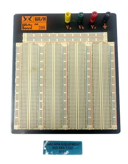 Used Wish 208 Wish Board Solderless Breadboard (8701)W