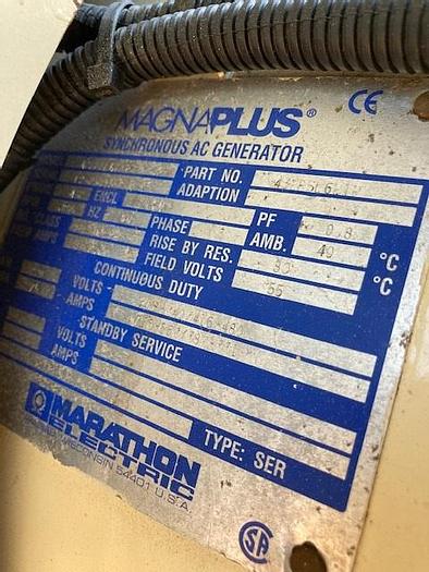 Used 2001 Kohler Generator 150kW Natural Gas Model 150RZD