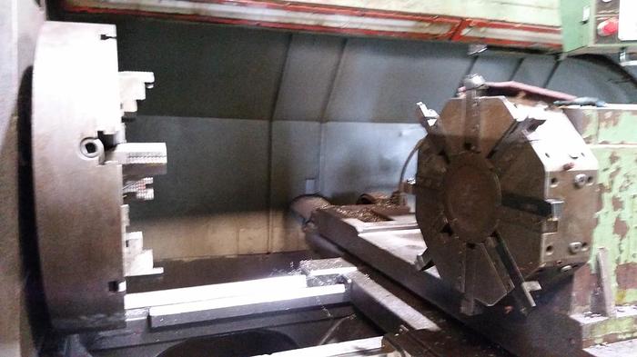 Used 1985 Dianichi CNC lathe, Model M95, 39" x 119", 22" SOC,1200 rpm, 50 hp, Fanuc, ID17634