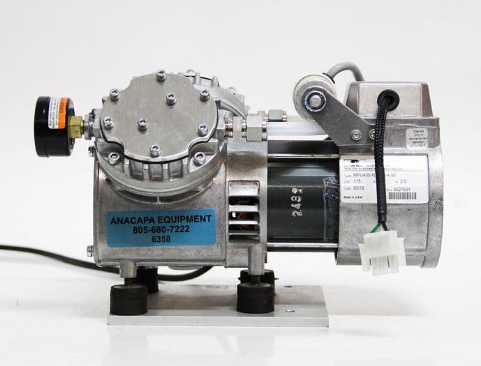 Used KNF Neuberger Inc. 405-N726.3-4.90 Vacuum Pump,115 VAC 60Hz 2.0 Amps (6358)