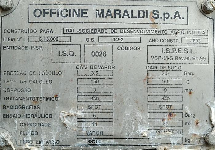 Usado OFFICINE MARALDI 3192