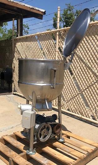 Used Kettle, 20 Gallon, S/st, Jkt, Groen, Hot Oil #S743920