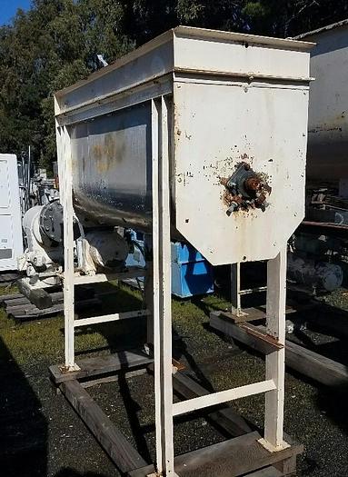 Used Mixer, Ribbon, 35 CF, C/st, 2 HP, #S740764