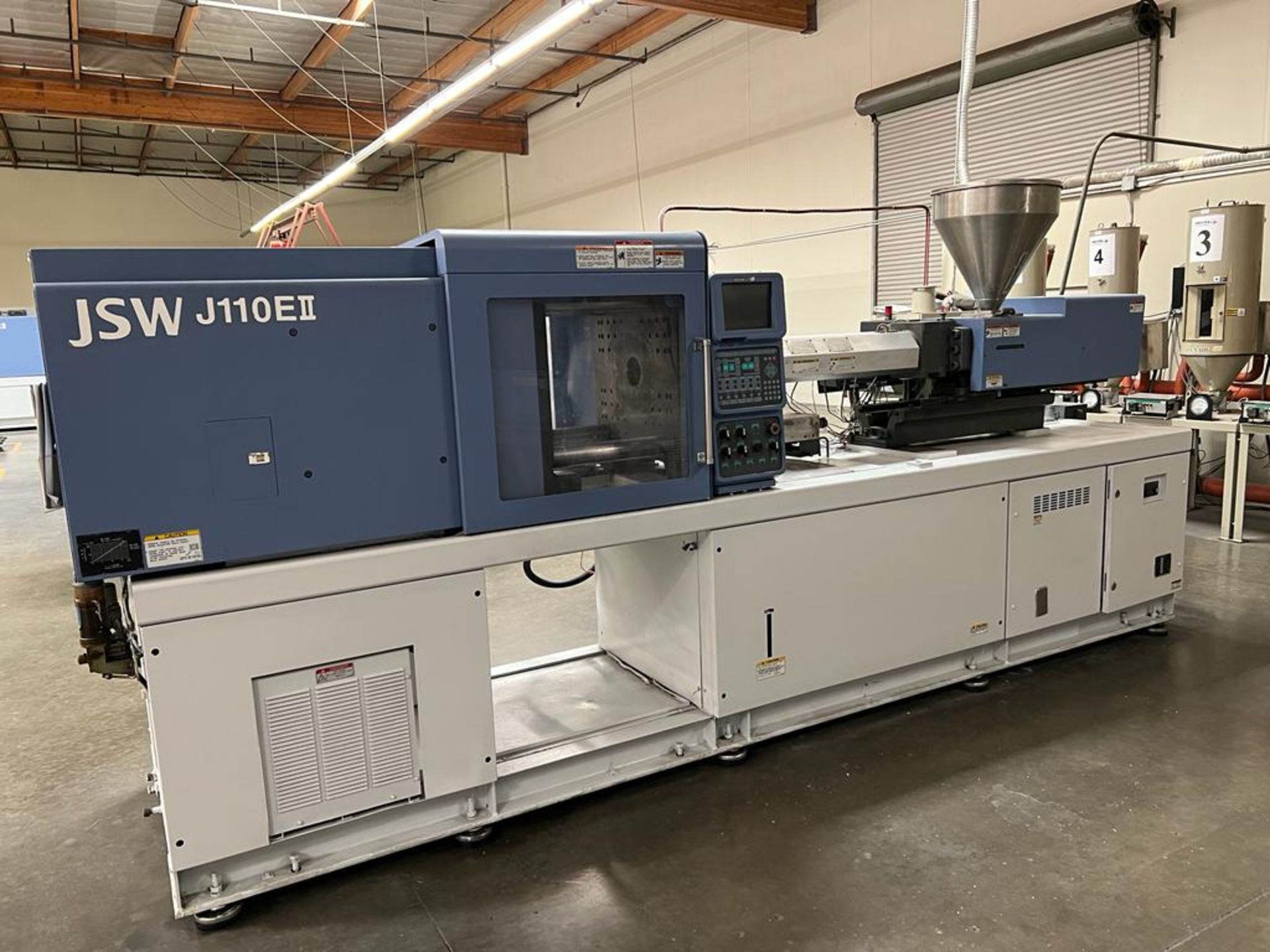 Used JSW J110EII Injection Molding Machine 110 Ton x 13.6 Shot #6540 #2