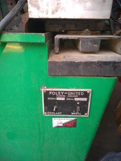 Used Foley United 65 Profile Grinder