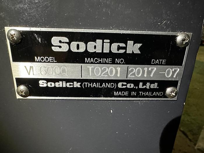Used Sodick VL600QH LN2W