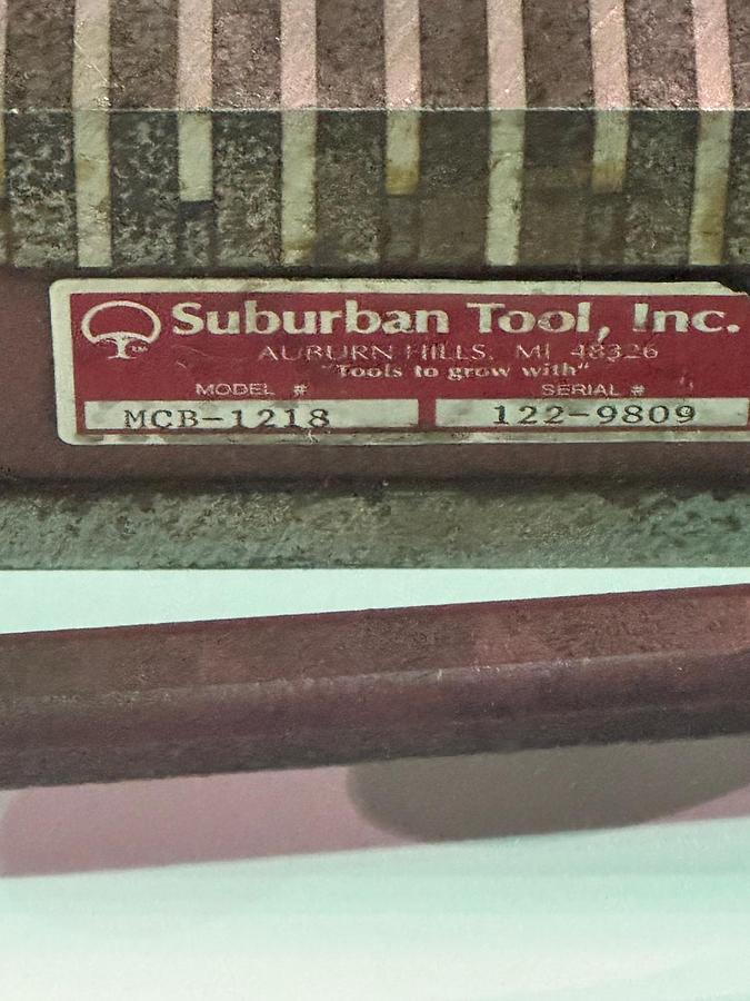 Used Permanent Magnetic Chuck #MCB-1218 (16"x18")