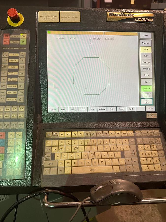 Used 2005 Sodick AQ750L/LQ33W Wire EDM