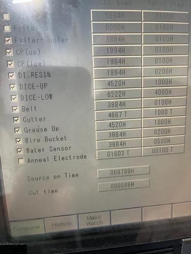 Used Sodick AG400L/LN2W Wire EDM