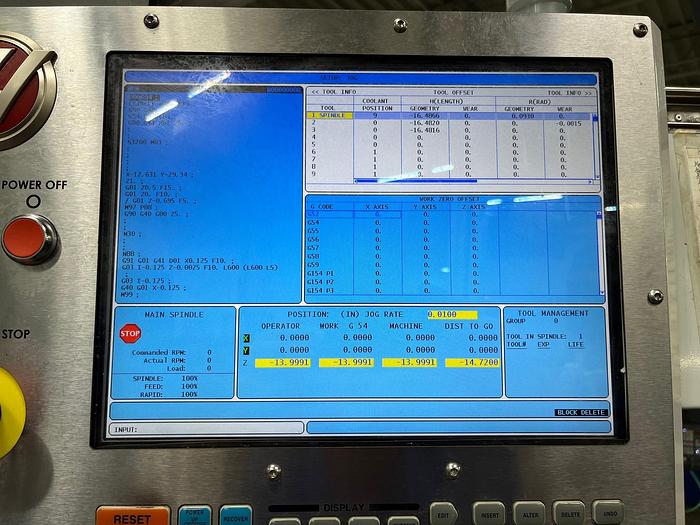 Used Haas VF-8D/40 Vertical Machining Center