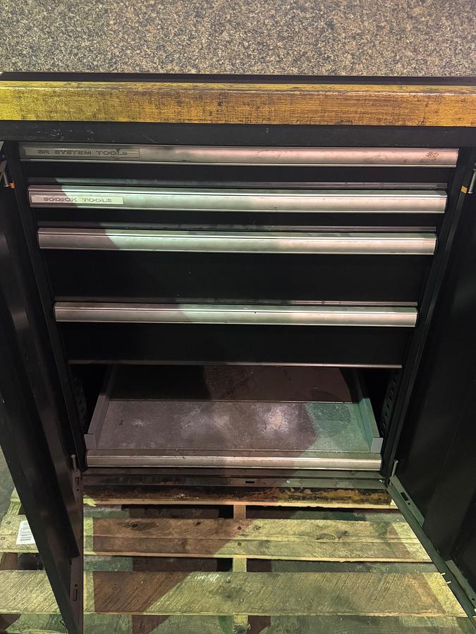 Used 3R Tool Cabinet with Granite Top