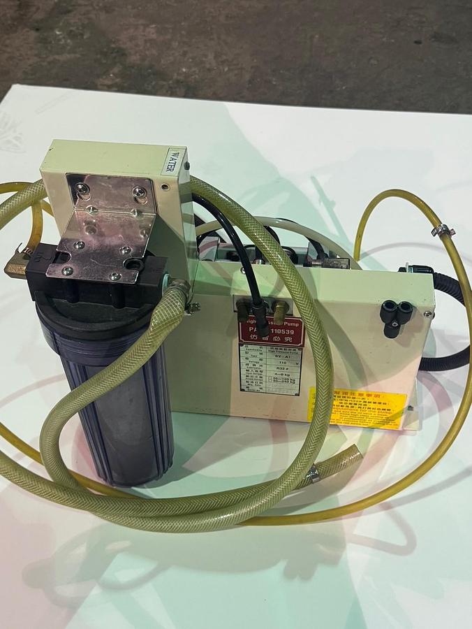 Used High Pressure Pump designed for EDM Small Hole Driller with Filter Unit- Gromax