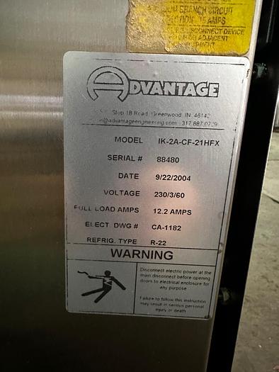 Used Advantage Chiller IK-2A-CF-21HFX